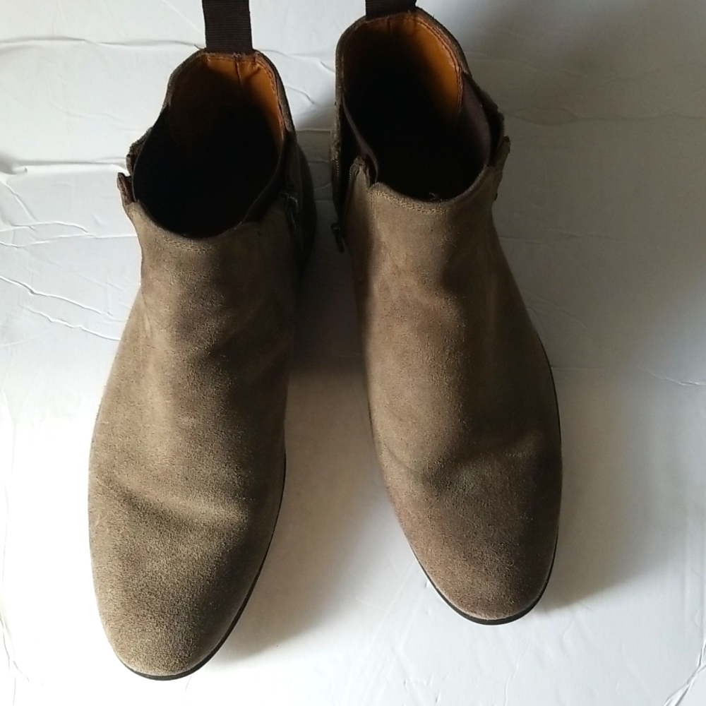 Call It SPRING women's boots tan ankle suede size 8